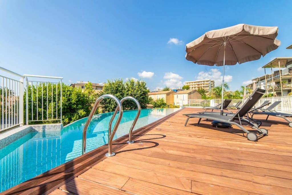 Appartamento A7- 2 Bdr Sea & Mountain View - Ac, Parking, Pool & Terrace Antibes Esterno foto